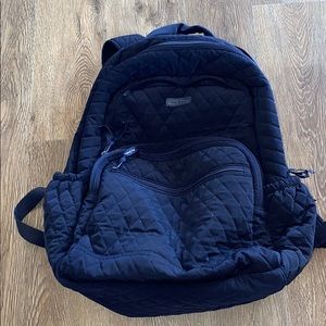 Vera Bradley backpack navy blue quilted